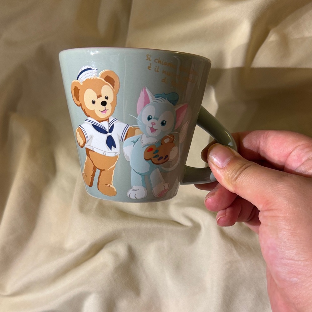 Gelatoni x Duffy Tokyo DisneySea Ceramic Mug - Light Gray